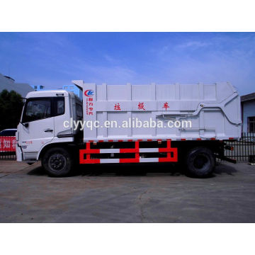 Dongfeng Tianjin garbage dump truck with capacity 14cbm